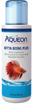 Aqueon Aquarium Fish Tank Betta Bowl Plus Water Conditioner, 4 Ounce
