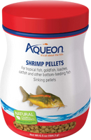 Aqueon Shrimp Pellets Sinking Food for Tropical Fish  6.5 oz