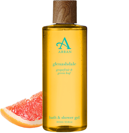 Arran Glenashdale Luxury Bath & Shower Gel with Zesty Grapefruit 300ml