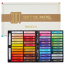 MEEDEN Artist Square Oil Pastels: 48 Colors with Extra 2 White & 2 Black