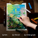 MEEDEN Artist Square Oil Pastels: 48 Colors with Extra 2 White & 2 Black