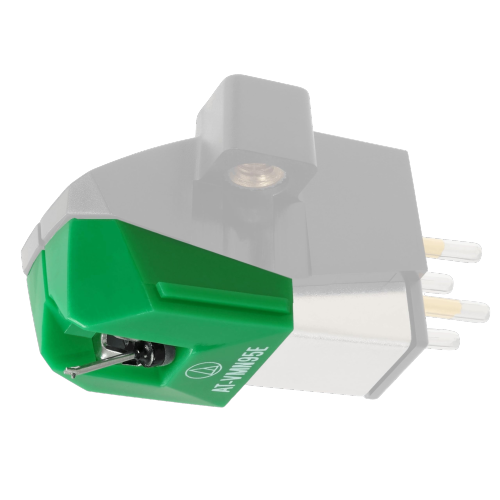 Audio-Technica AT-VMN95E Elliptical Replacement Turntable Stylus Green