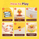 B.Duck Games for Kids Age 4-6, Bounce and Catch Duck Board Games for Kids 4-8,Family Games Toys for 5-7 Boys Girls, Birthday Gifts for Toddlers 3-5