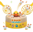 B.Duck Games for Kids Age 4-6, Bounce and Catch Duck Board Games for Kids 4-8,Family Games Toys for 5-7 Boys Girls, Birthday Gifts for Toddlers 3-5