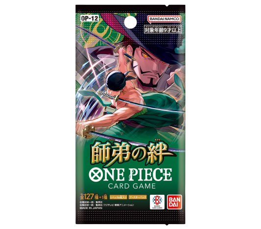 BANDAI One Piece Card Game Master and Student Bonds (OP-12) Booster Box Japanese – 24 Packs