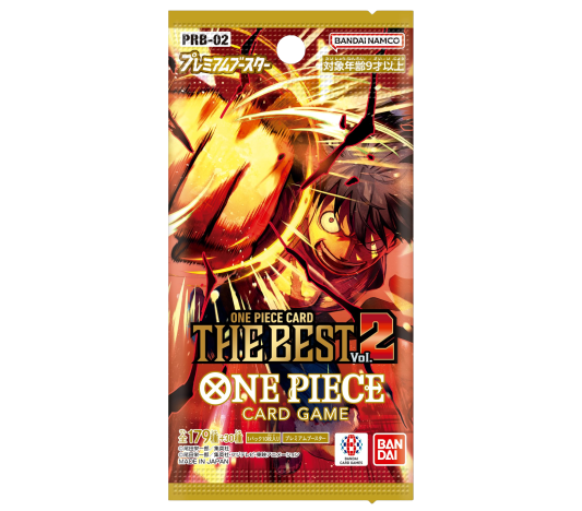 BANDAI One Piece Card Game The Best Vol.2 (PRB-02) Booster Box Japanese – 10 Packs