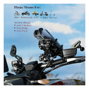 BRCOVAN Motorcycle Phone Holder with Vibration Dampener – Secure Your Ride