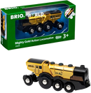 BRIO World Mighty Golden Action Locomotive Battery Operated Toy Train