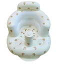 Baby Inflatable Seat, Bear Pattern Built-in Inflatable Baby Seat, Baby Support Seat, Baby Shower Chair, Summer Toddler Chair for Sitting Up, Baby Bath Seat for 0-5 Years Old Kids