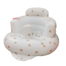 Baby Inflatable Seat, Bear Pattern Built-in Inflatable Baby Seat, Baby Support Seat, Baby Shower Chair, Summer Toddler Chair for Sitting Up, Baby Bath Seat for 0-5 Years Old Kids