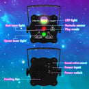 Battery-Powered DJ Disco Stage Lights – Laser & Strobe Projector for Parties and Events