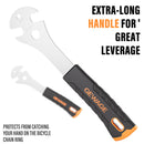 Bike Pedal Wrench Extra Long Handle Tool for Easy Pedal Removal