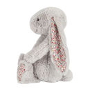 Blossom Silver Bunny Stuffed Animal, Medium
