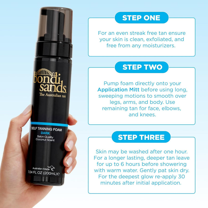 Bondi Sands Self Fake Tanning Foam 200ml – Dark
