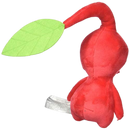 Little Buddy 1647 Pikmin Leaf Plush, Red
