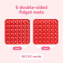 Word Pop CVC Words Mats for Classrooms (Pack of 6) Learn to Read in Weeks