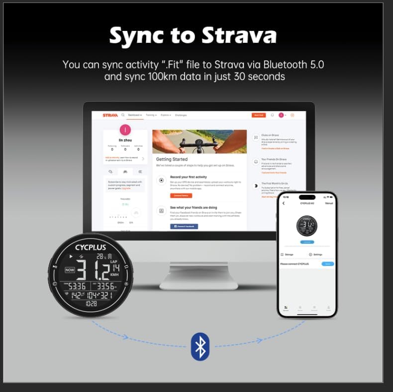 CYCPLUS GPS Bike Computer – Track Every Ride with Precision