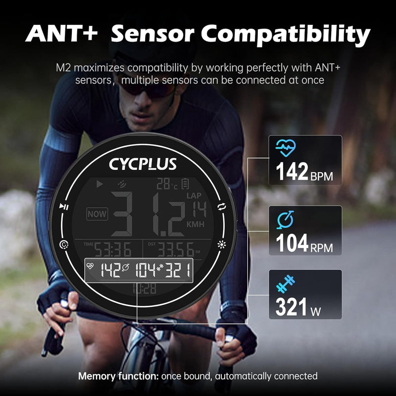 CYCPLUS GPS Bike Computer – Track Every Ride with Precision