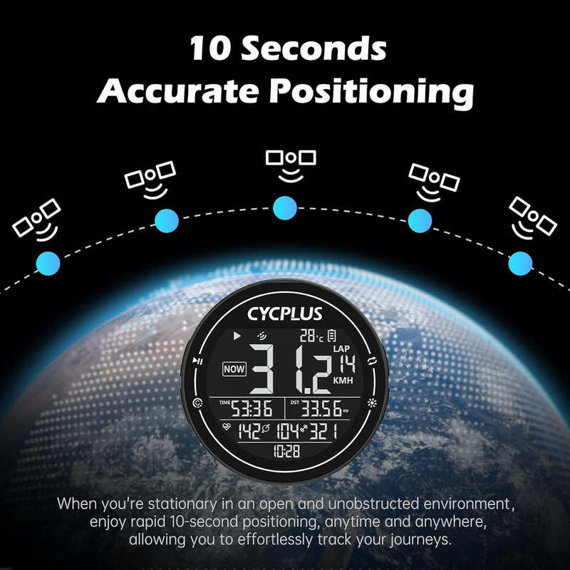 CYCPLUS GPS Bike Computer – Track Every Ride with Precision