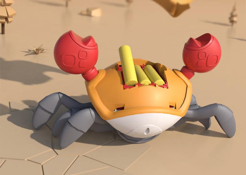 Cartoon bubble crab singing toy for mummy fun time