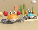 Cartoon bubble crab singing toy for mummy fun time