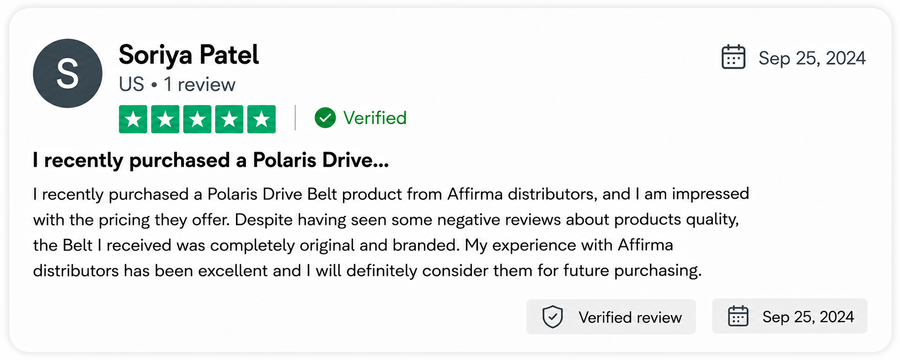 Trustpilot review screenshot 2