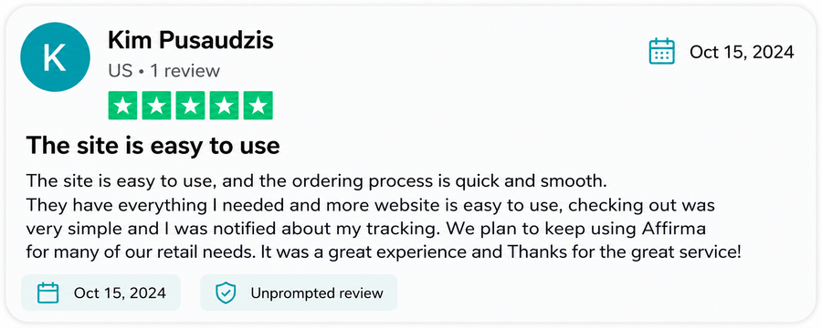 Trustpilot review screenshot 5