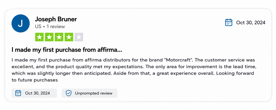 Trustpilot review screenshot 7