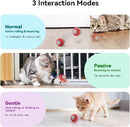 Cheerble Interactive Cat Ball Toy, Automatic Moving Ball Puzzle (Red)