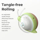 Cheerble Interactive Cat Toy for Indoor Cats, Wicked Snail, Kitten Toys, Automatic Cat Toy with LED Lights (Brown)