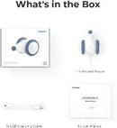 Cheerble Interactive Cat Toys for Indoor Cats, Automatic Cat Toy with LED Lights, Wicked Mouse Toys (Prussian Blue)