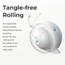 Cheerble Interactive Cat Toy for Indoor Cats, Wicked Snail, Kitten Toys, Automatic Cat Toy with LED Lights (Blue)