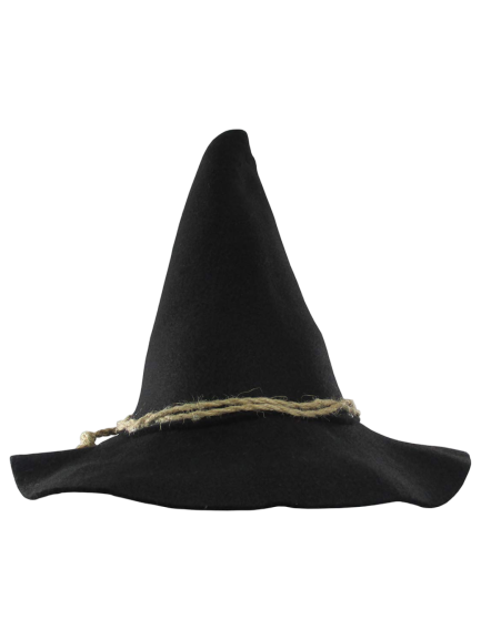 Child Scarecrow Costume Hat – Deluxe Felt Witch, Wizard, or Hillbilly Style