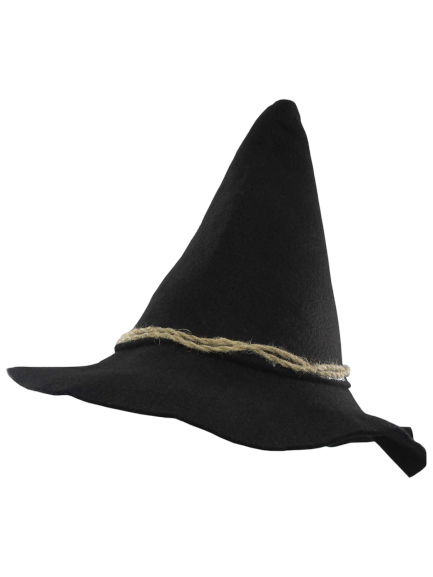 Child Scarecrow Costume Hat – Deluxe Felt Witch, Wizard, or Hillbilly Style
