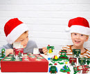 Christmas Tree 701 Pieces 24 in 1 Building Blocks Set Toy, 24 Days Xmas Countdown Calendar, Creative and Fun Cute Christmas Gifts