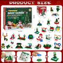 Christmas Tree 701 Pieces 24 in 1 Building Blocks Set Toy, 24 Days Xmas Countdown Calendar, Creative and Fun Cute Christmas Gifts