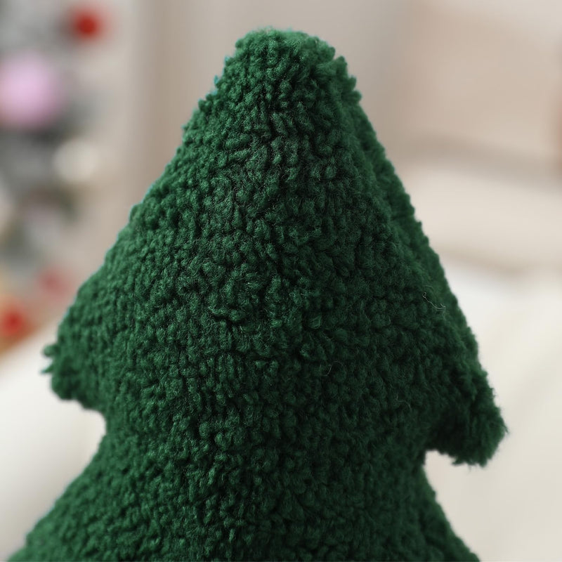 Christmas Tree Pillow Set of 2 – Plush Holiday Home Decor