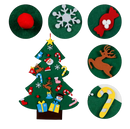 Christmas Tree Set With Ornaments For Kids - Door And Wall Hanging Decorations