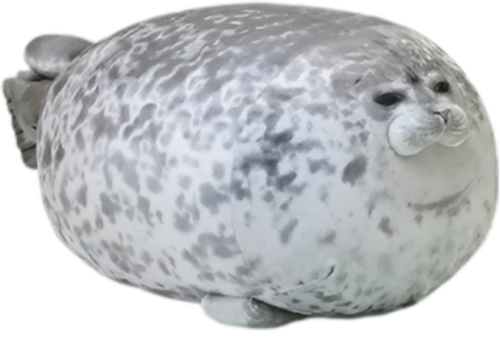 MerryXD Chubby Blob Seal Pillow Stuffed Cotton Plush Animal Toy Cute O