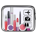 Clear Toiletry Bag TSA Approved Travel Carry On Quart Size  Pack of 2