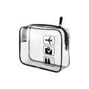 Clear Toiletry Bag TSA Approved Travel Carry On Quart Size  Pack of 2
