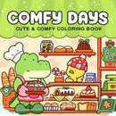 Comfy Days Coloring Book – Cute Animals in Cozy Hygge Moments