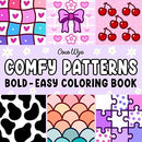 Comfy Patterns Coloring Book – Bold & Easy Cozy Designs for Relaxation