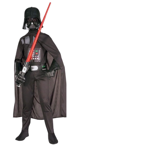 Costumes USA Star Wars Darth Vader Costume Classic for Boys, Includes a Jumpsuit, a Mask, a Cape, and More