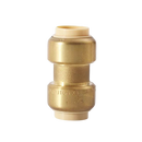 Coupling - Pack of 4 - Push to Connect Brass Plumbing Fitting for PEX Pipe and Copper