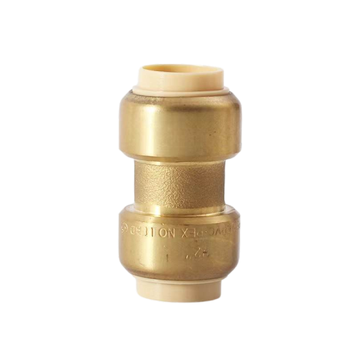 Coupling - Pack of 4 - Push to Connect Brass Plumbing Fitting for PEX Pipe and Copper