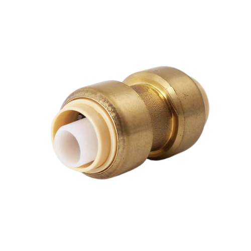Coupling - Pack of 4 - Push to Connect Brass Plumbing Fitting for PEX Pipe and Copper