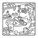 Cozy Friends Coloring Book – Cute Animal Characters for Adults & Teens