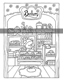 Cozy Spaces Coloring Book – Relaxing Corners with Cute Animal Characters