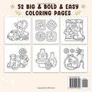 Cozy & Cute Coloring Book – Bold Hygge Designs for Relaxation